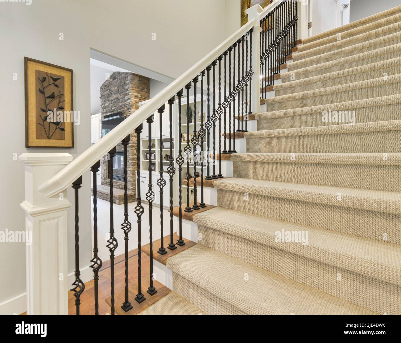 Interior modern house wide hi-res stock photography and images - Alamy