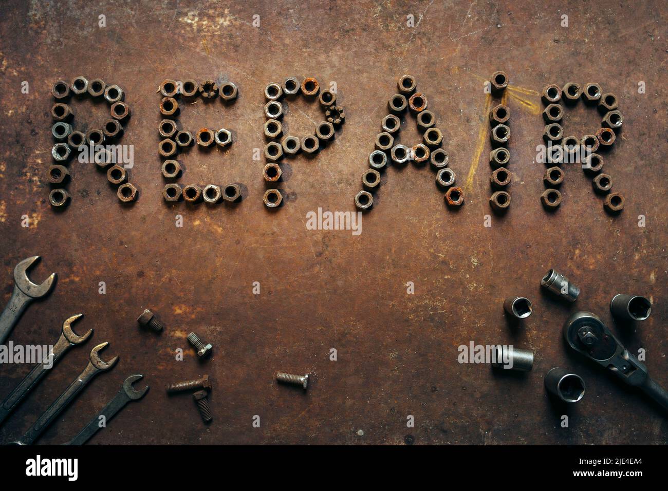 Repair. Conceptual photo Stock Photo