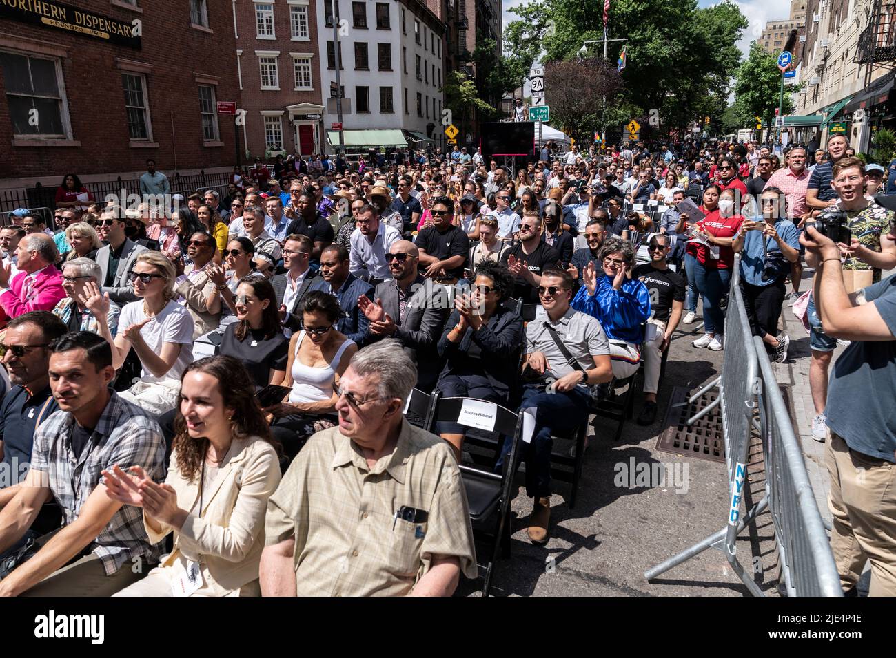New York, NY June 24, 2022 Atmosphere during Stonewall Day and