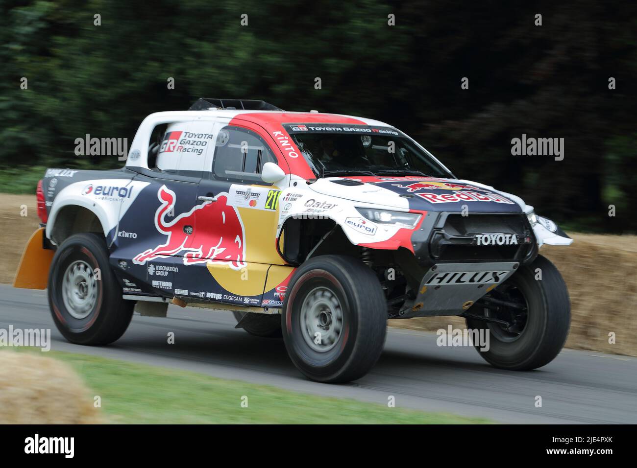 Toyota Hilux rally car at the Festival of Speed at Goodwood, Sussex, UK Stock Photo