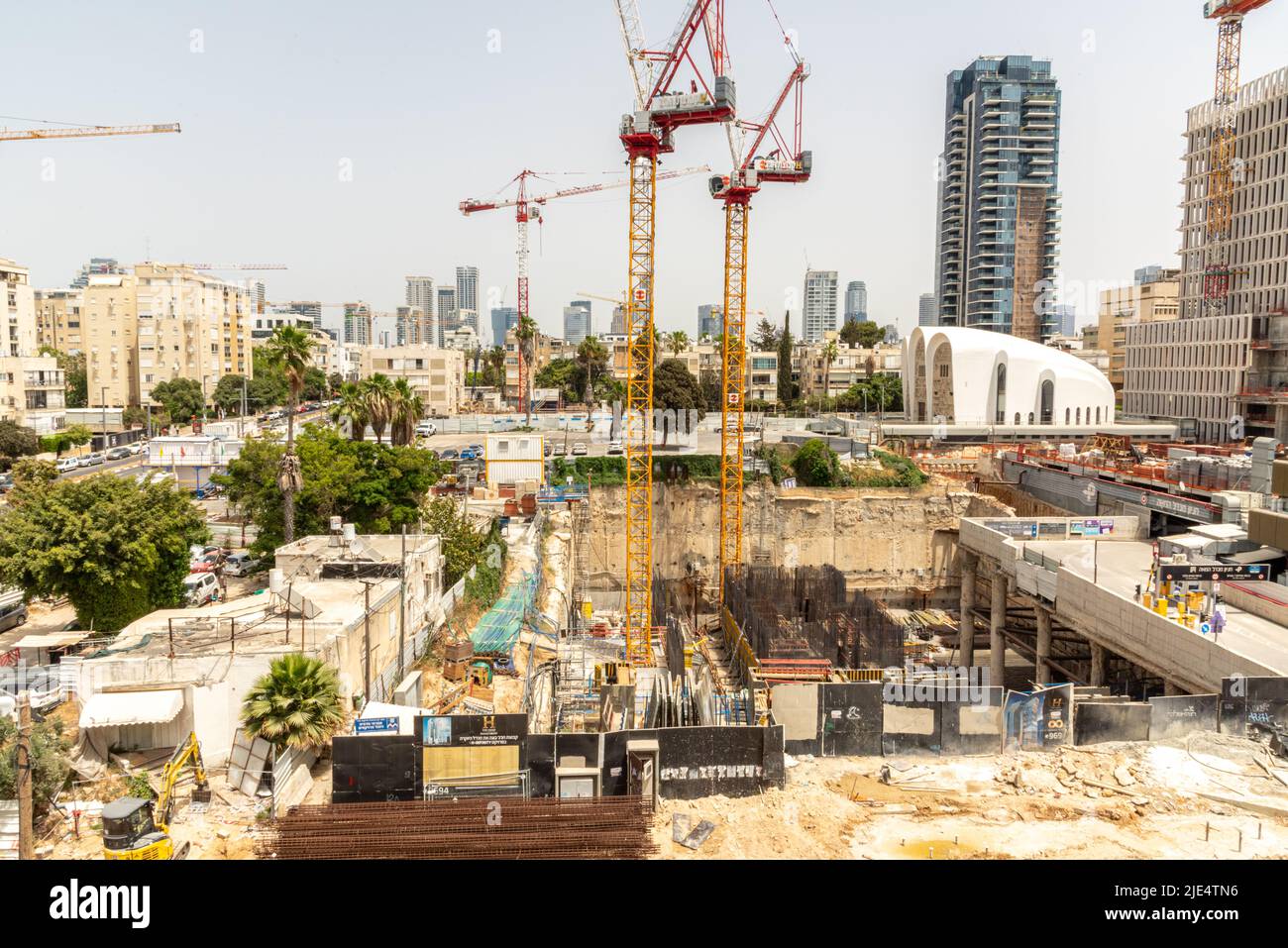 TEL AVIV, ISRAEL - MAY 01 2022: Somail complex in Tel Aviv ...