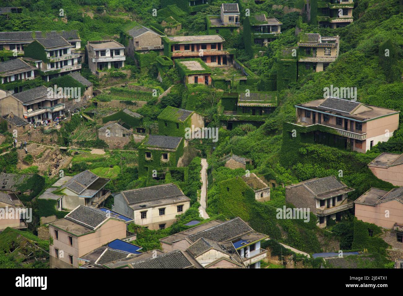 Zhejiang zhoushan shengsi its island no one village Stock Photo