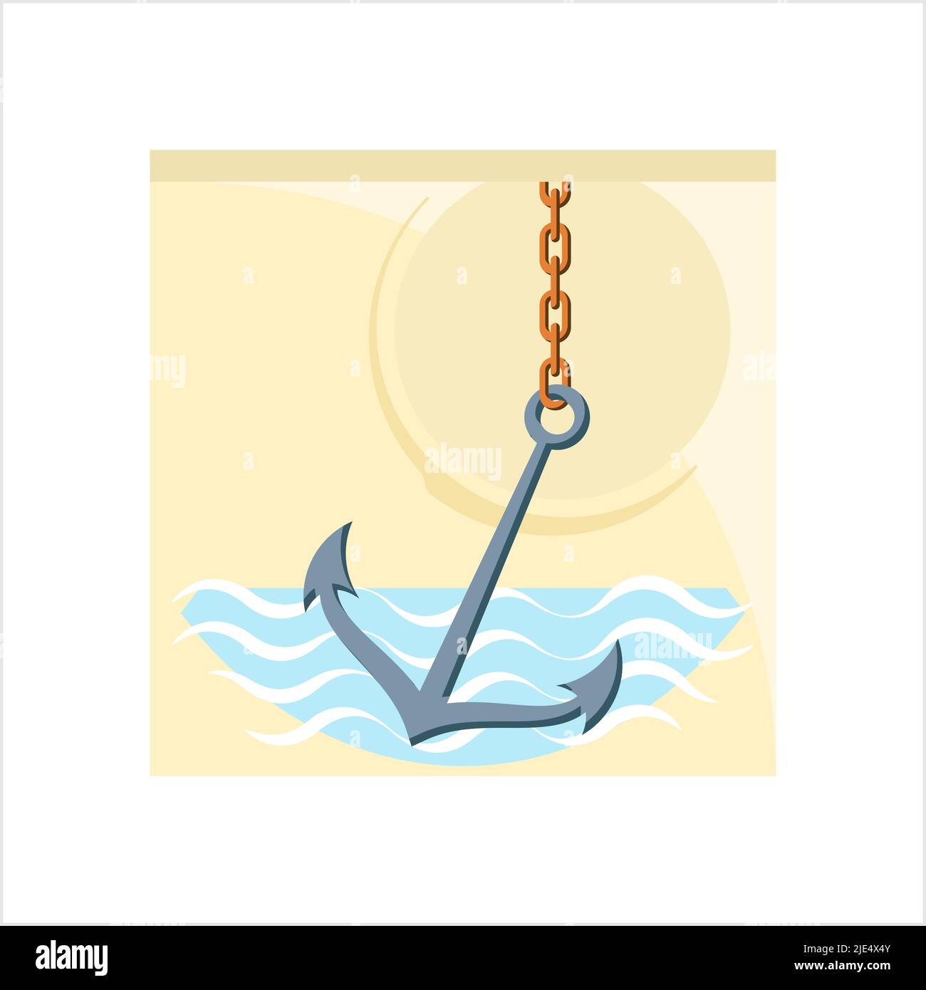 Anchor Icon, Flat Vector Art Illustration Stock Vector Image & Art - Alamy
