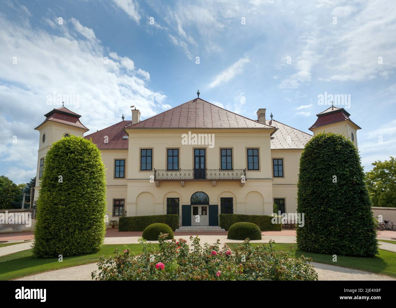 Baroque castle in Hajós, Hungary Stock Photo