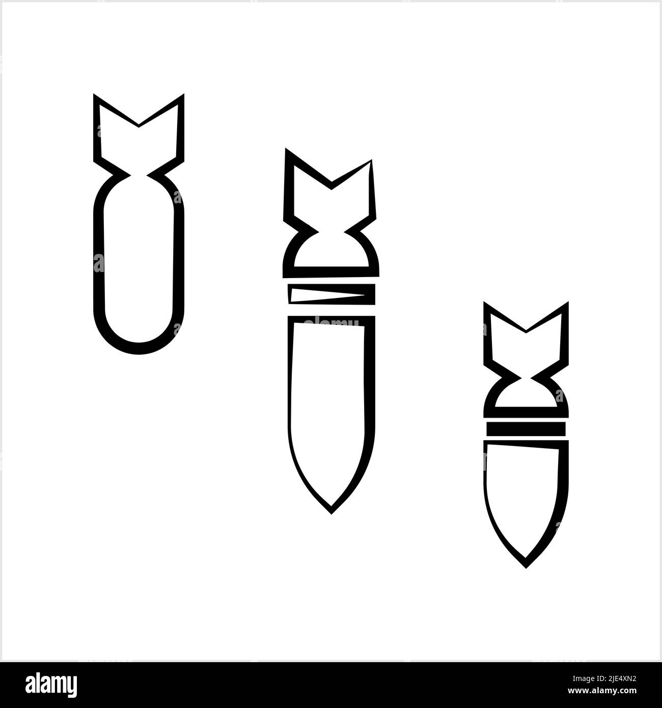 Bomb Icon, Explosive Device Vector Art Illustration Stock Vector Image ...