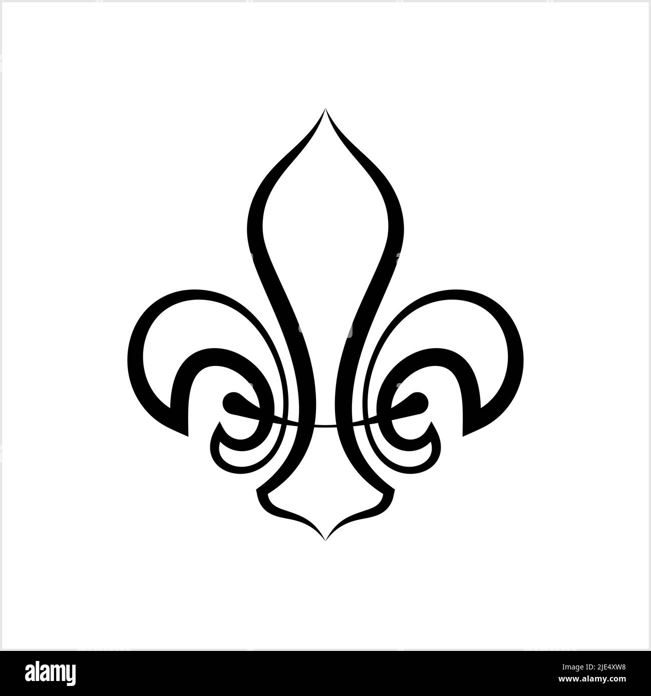 Fleur De Lis, FleurDeLys Or FlowerDeLuce, The Decorative Stylized