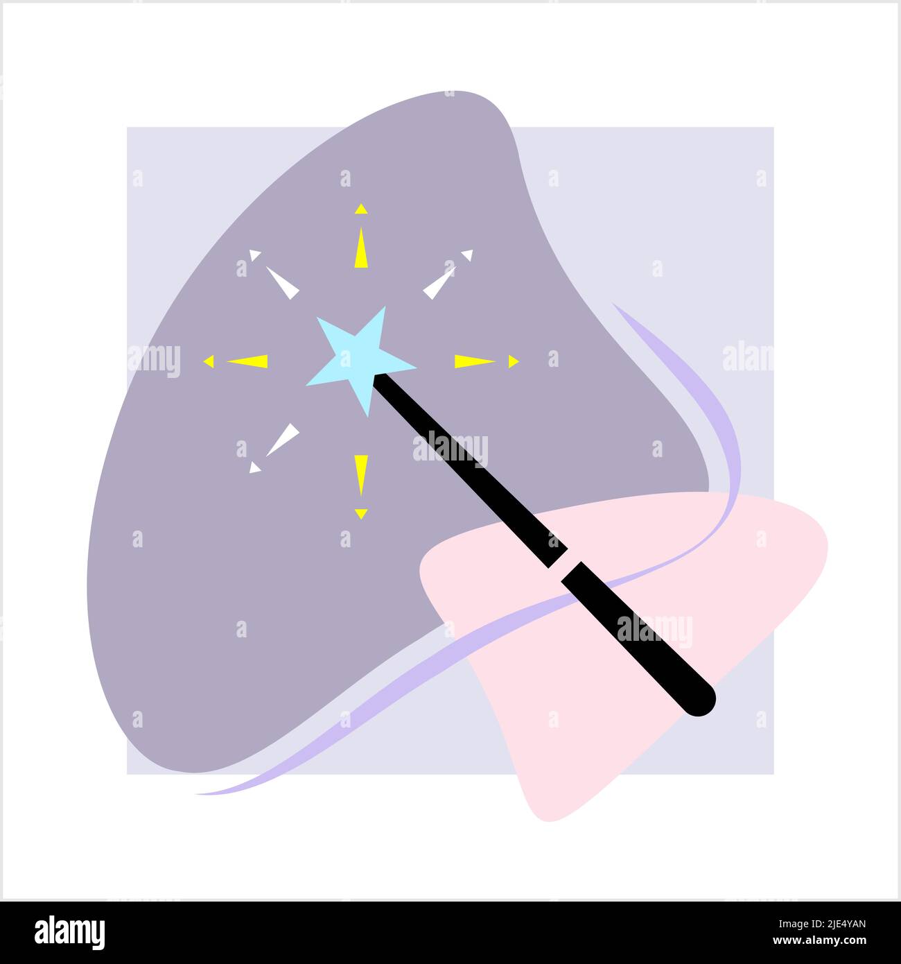Magic Wand Icon Vector Art Illustration Stock Vector