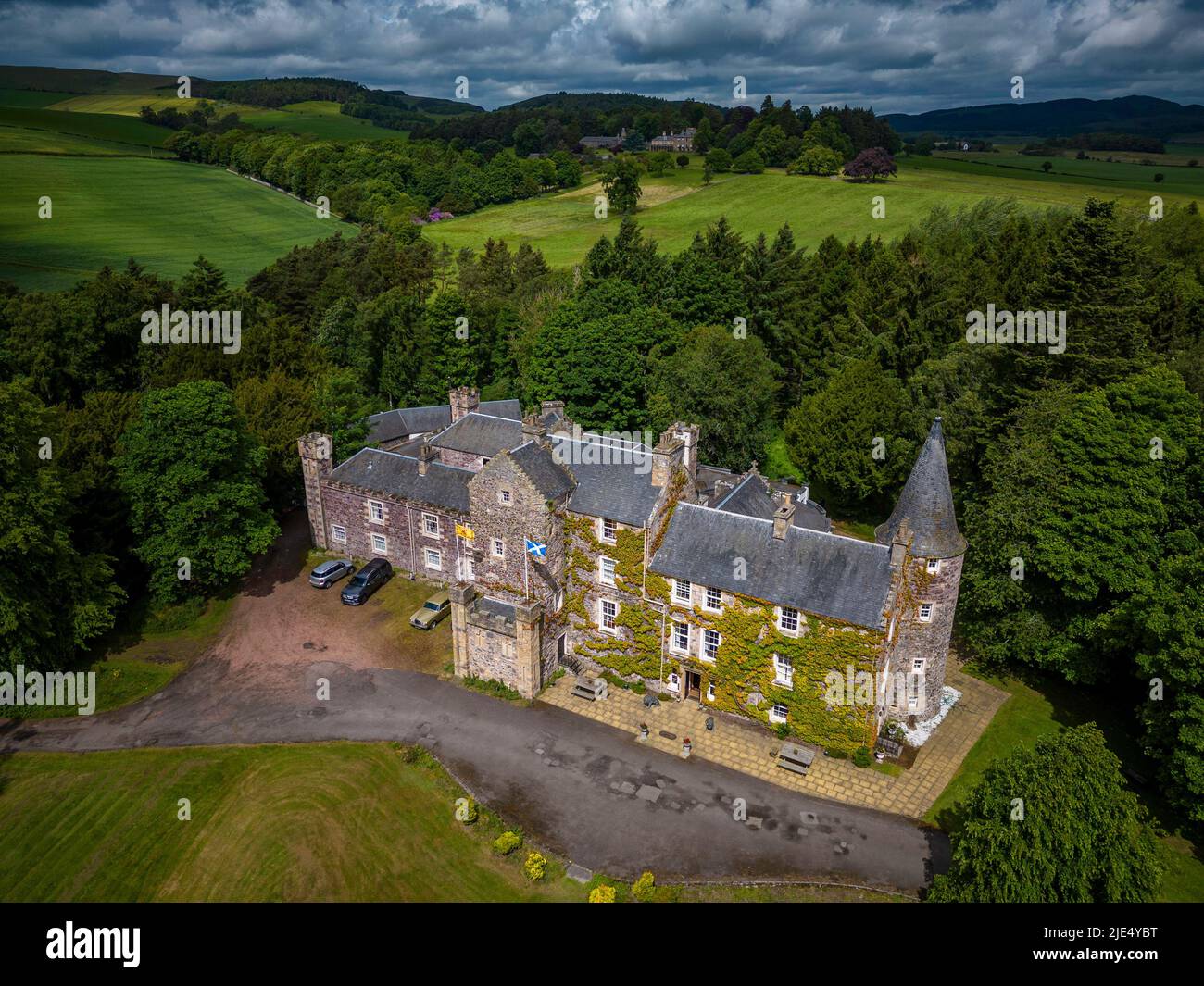 Fernie Castle, Cupar, Angus, Scotland, UK Stock Photo