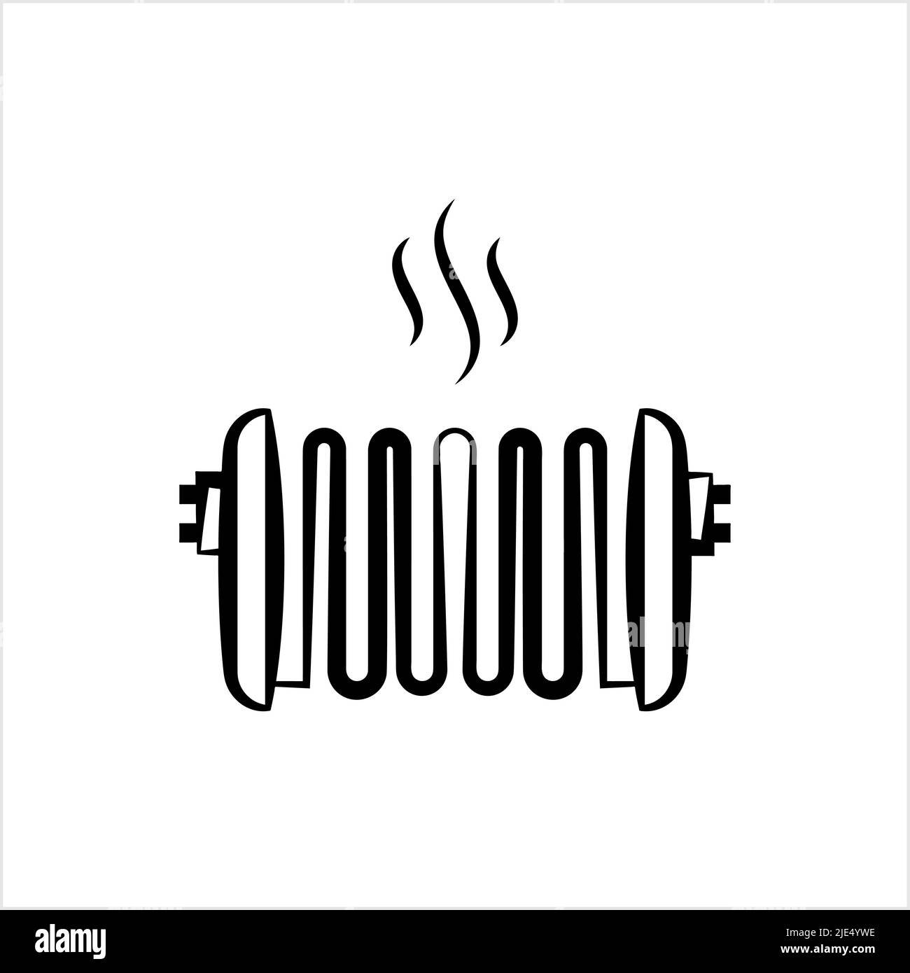 Heater Icon, Heater Vector Art Illustration Stock Vector Image & Art