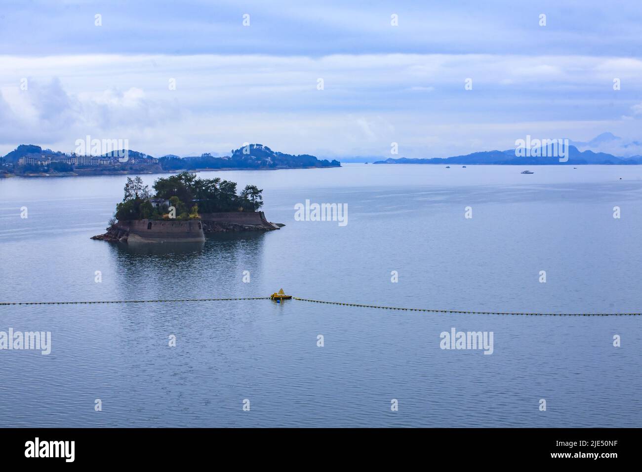 In zhejiang province hangzhou ChunAn thousand island lake Stock Photo