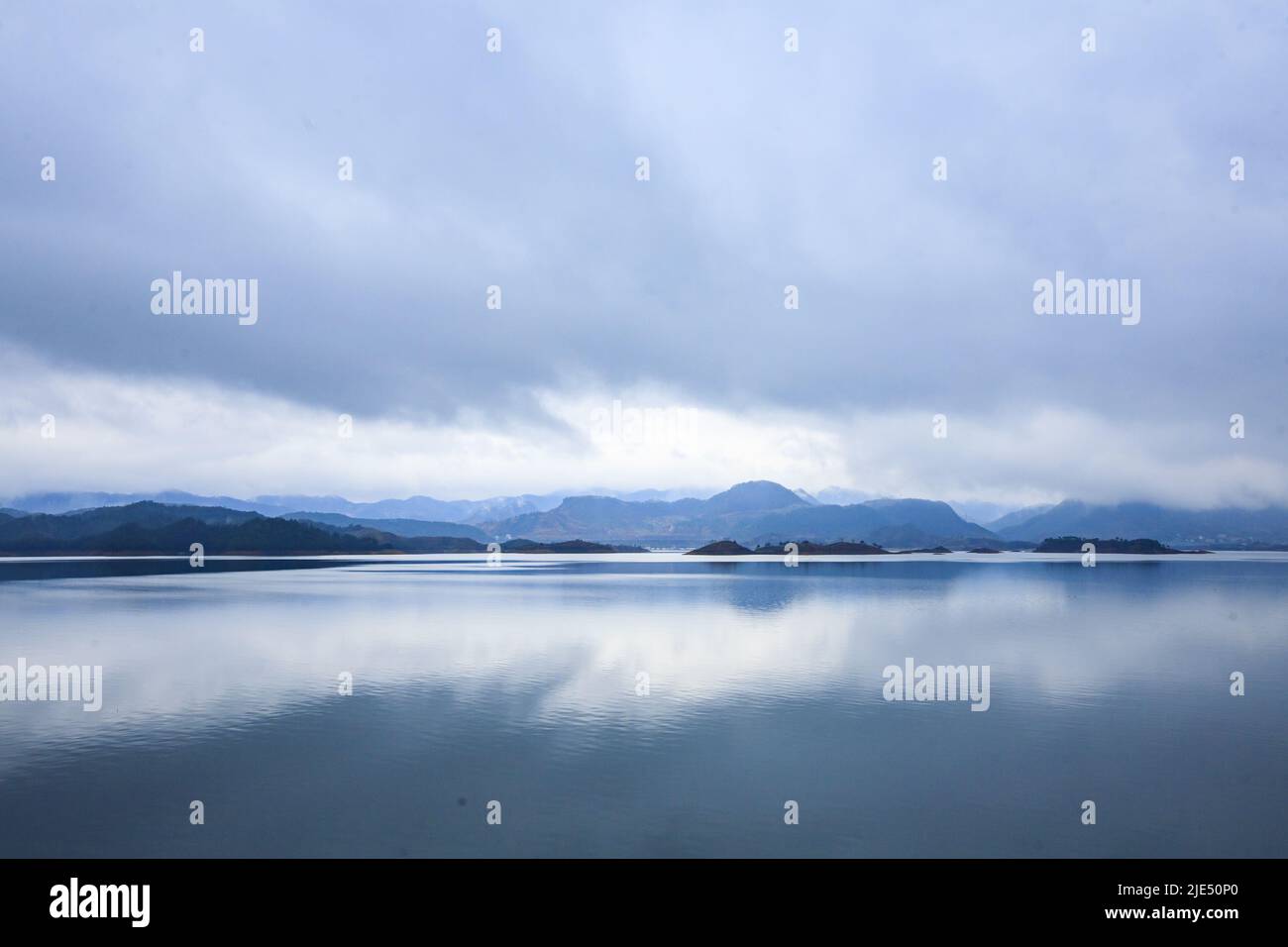 In zhejiang province hangzhou ChunAn thousand island lake Stock Photo