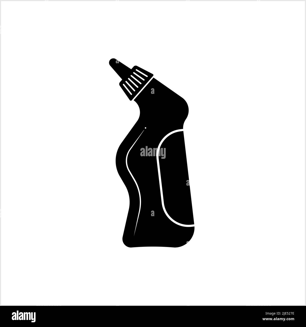Cleaning Bottle Icon, Cleaning Container Icon Vector Art Illustration ...