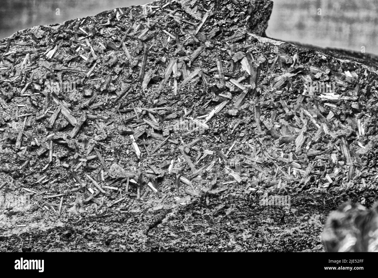 Photo minerals Crocoit,PbCrO4, red lead ore, collection, mineral