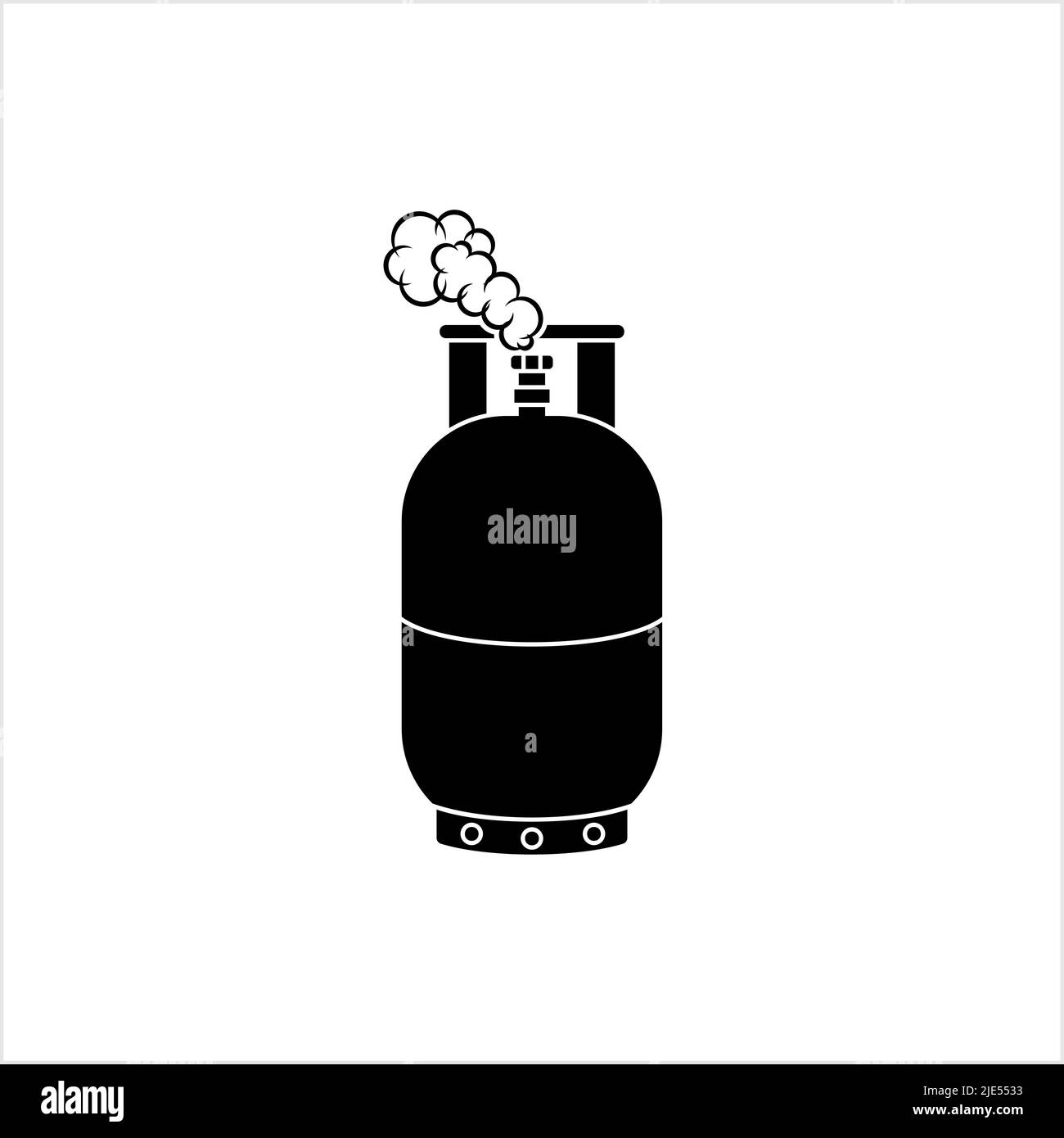 Leaking Lpg Cylinder Icon, Liquefied Petroleum, Liquid Petroleum Gas