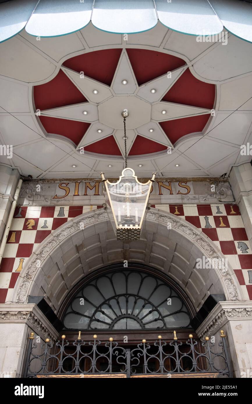 Spectacular facade savoy building in London Stock Photo Alamy