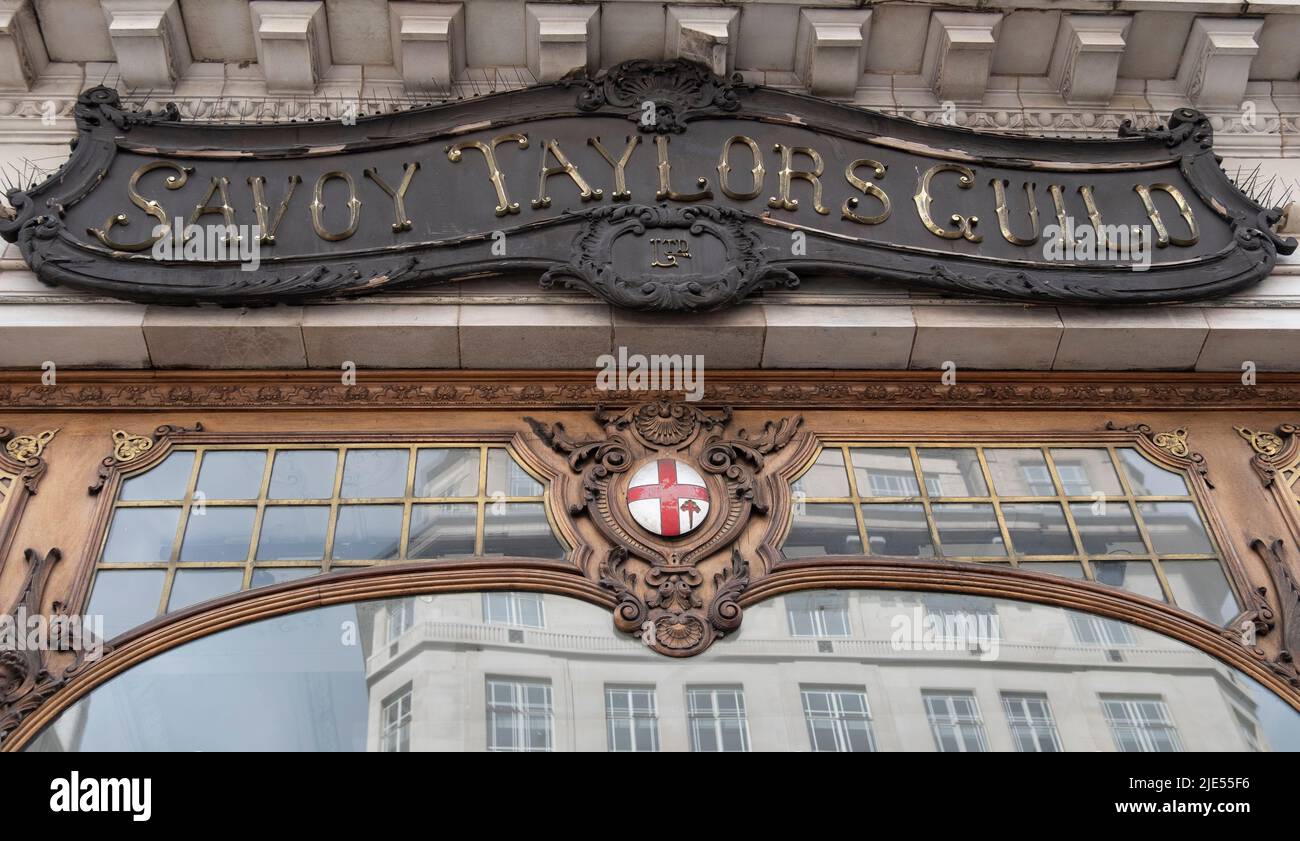 Spectacular facade savoy building in London Stock Photo Alamy