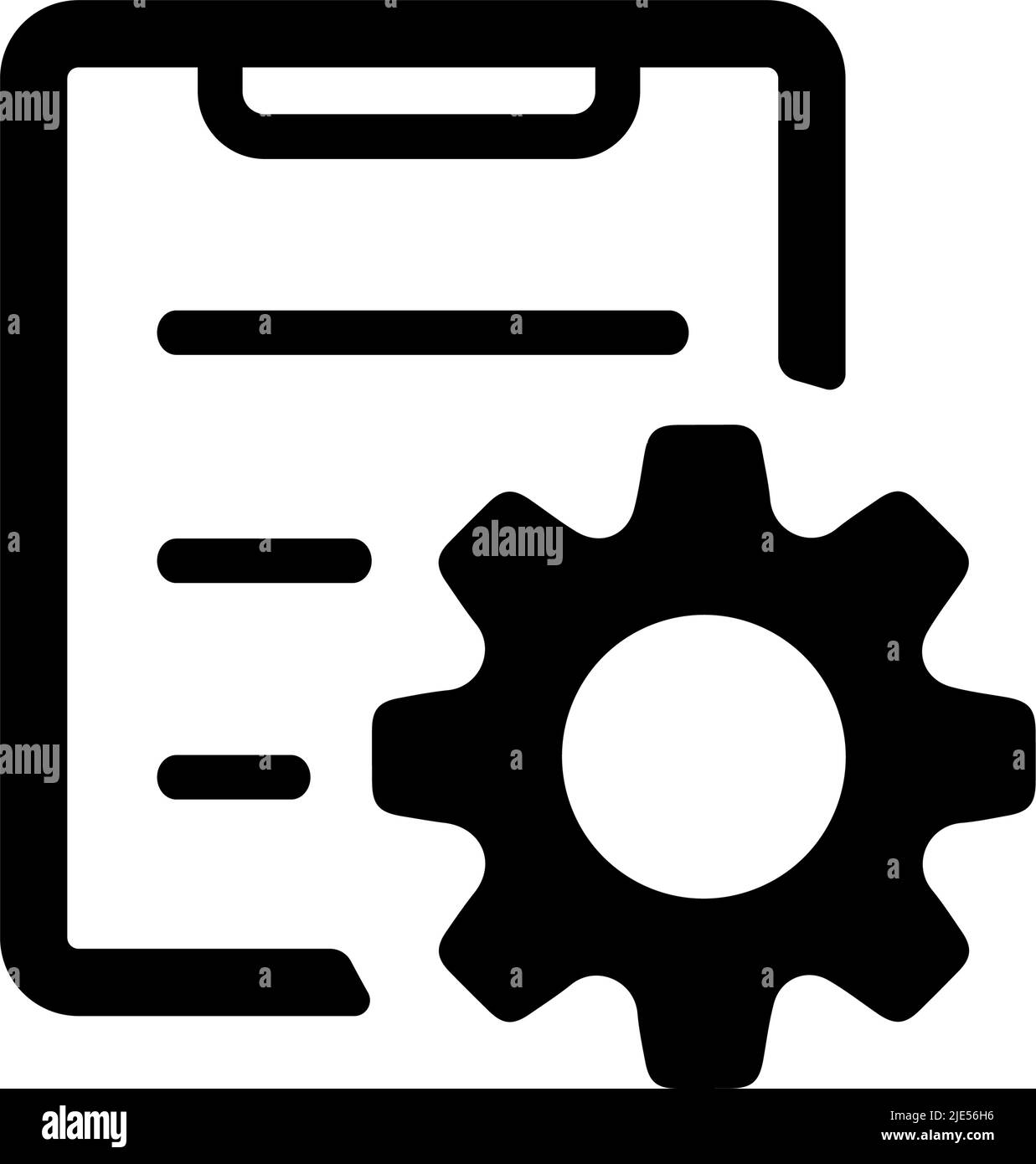 Manual, technical report vector icon illustration Stock Vector Image