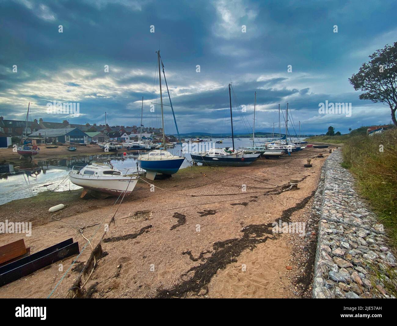 The Exe Estuary, Exmouth, Devon Stock Photo - Alamy