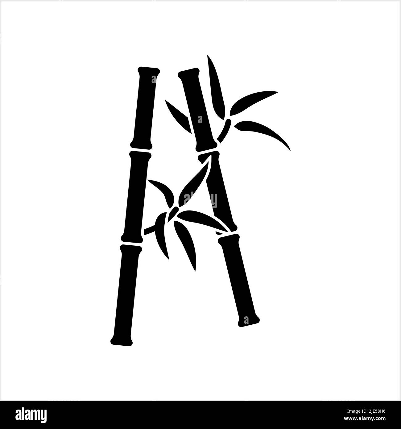 Bamboo Tree Icon Vector Art Illustration Stock Vector Image & Art - Alamy