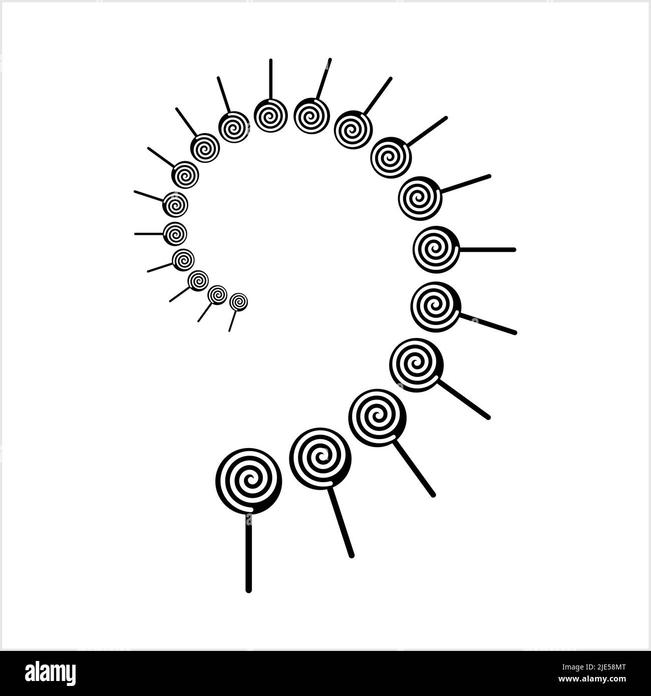 Candy Icon, Candy Design Vector Art Illustration Stock Vector Image ...