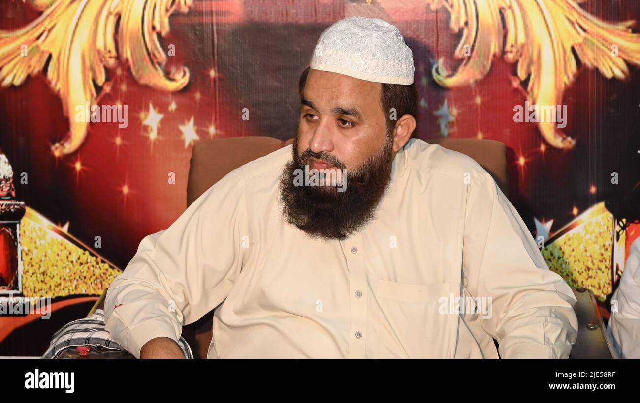 Khalid Hasnain Khalid - Annual Mehfil 29 Muharram 2020 at Wasnal Tehsil Kallar Kahar District Chakwal Stock Photo