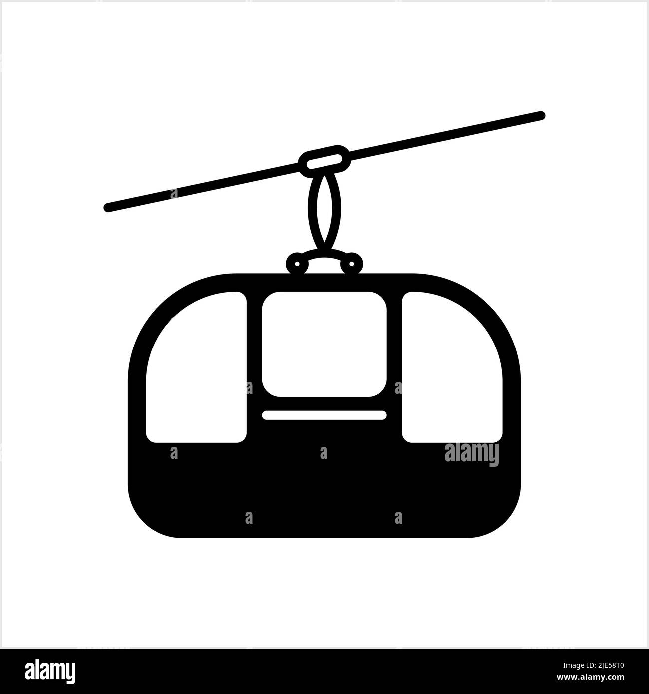 Cable Car Icon Vector Art Illustration Stock Vector Image & Art Alamy