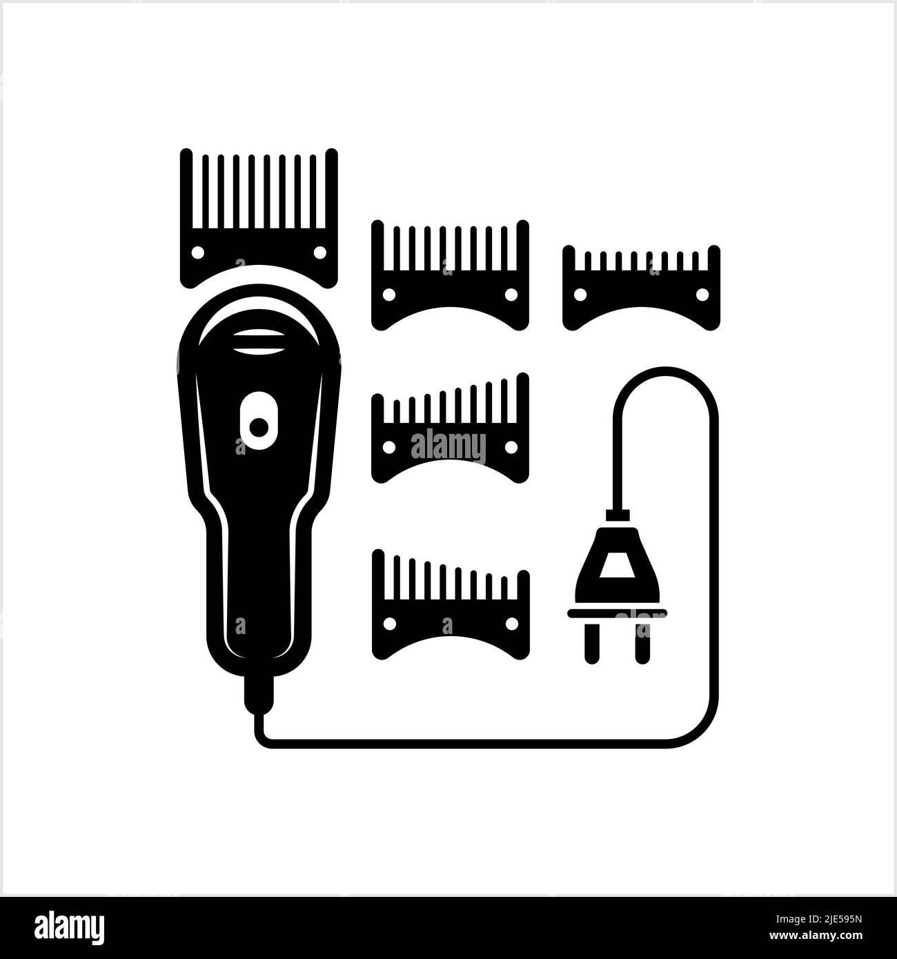 Hair Clipper Icon Vector Art Illustration Stock Vector Image & Art Alamy