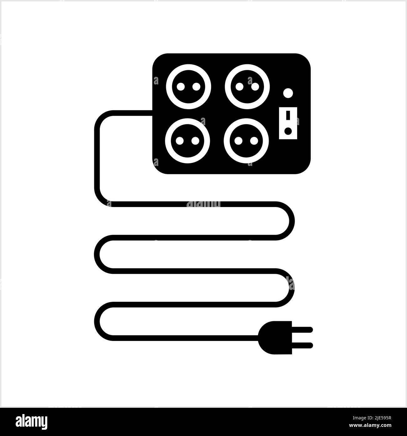 Extension Cord Icon Vector Art Illustration Stock Vector Image & Art