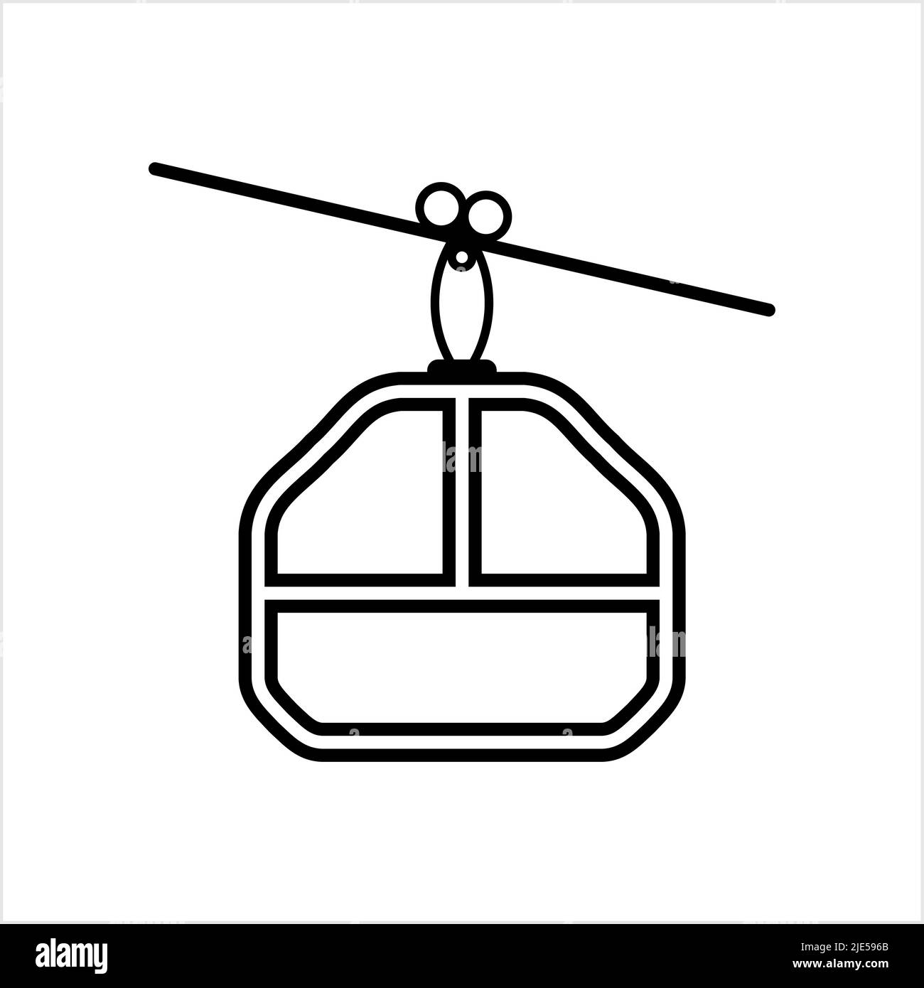 Cable Car Icon Vector Art Illustration Stock Vector Image & Art Alamy