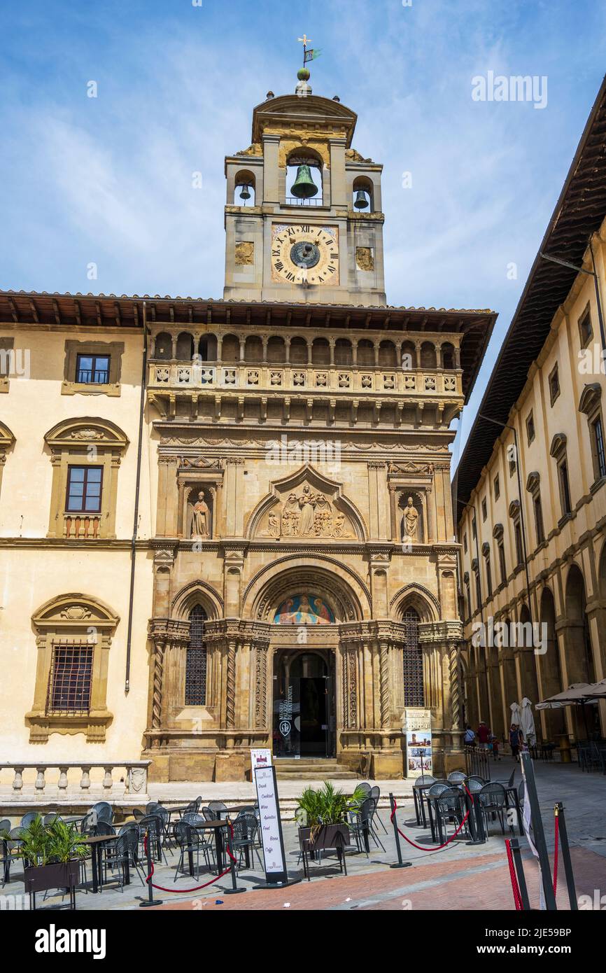 Palazzo della Fraternita dei Laici on Piazza Grande (west side) in