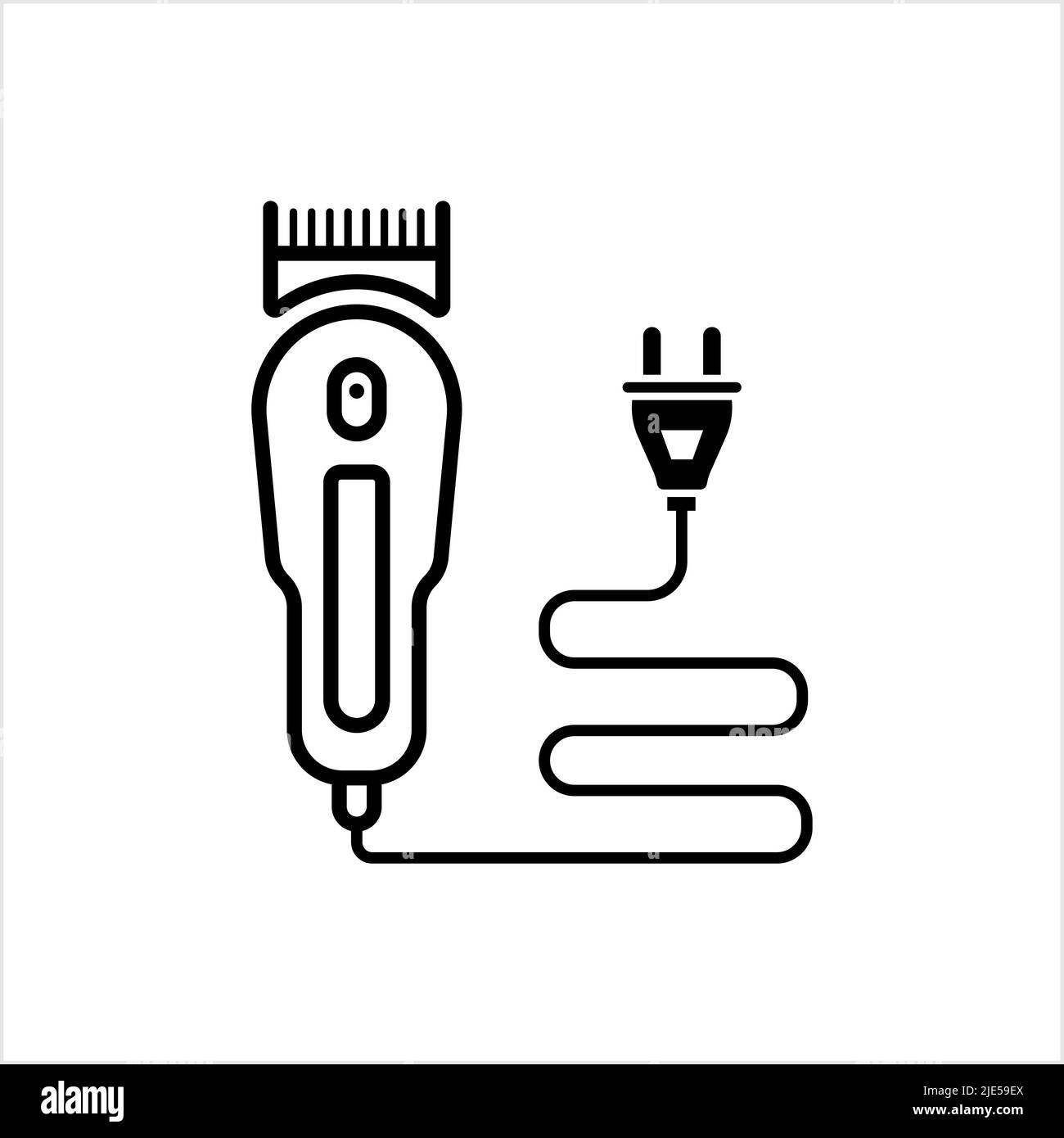 Hair Clipper Icon Vector Art Illustration Stock Vector Image & Art - Alamy