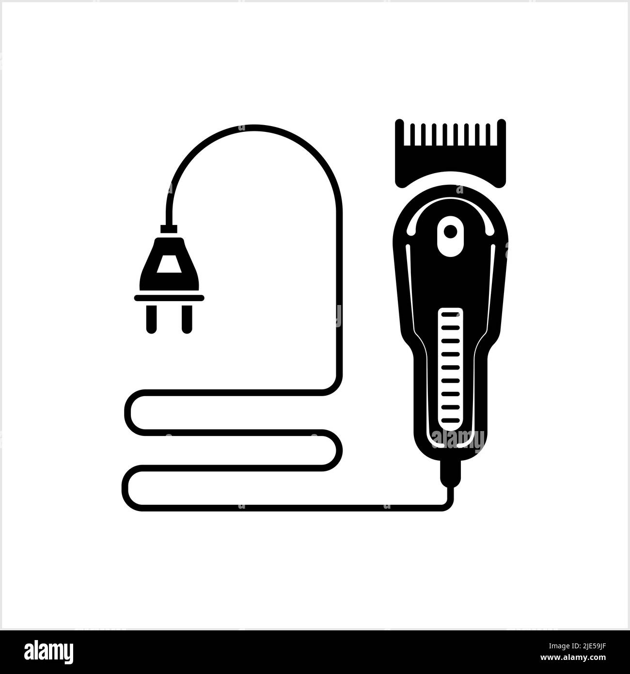 Hair Clipper Icon Vector Art Illustration Stock Vector Image & Art Alamy