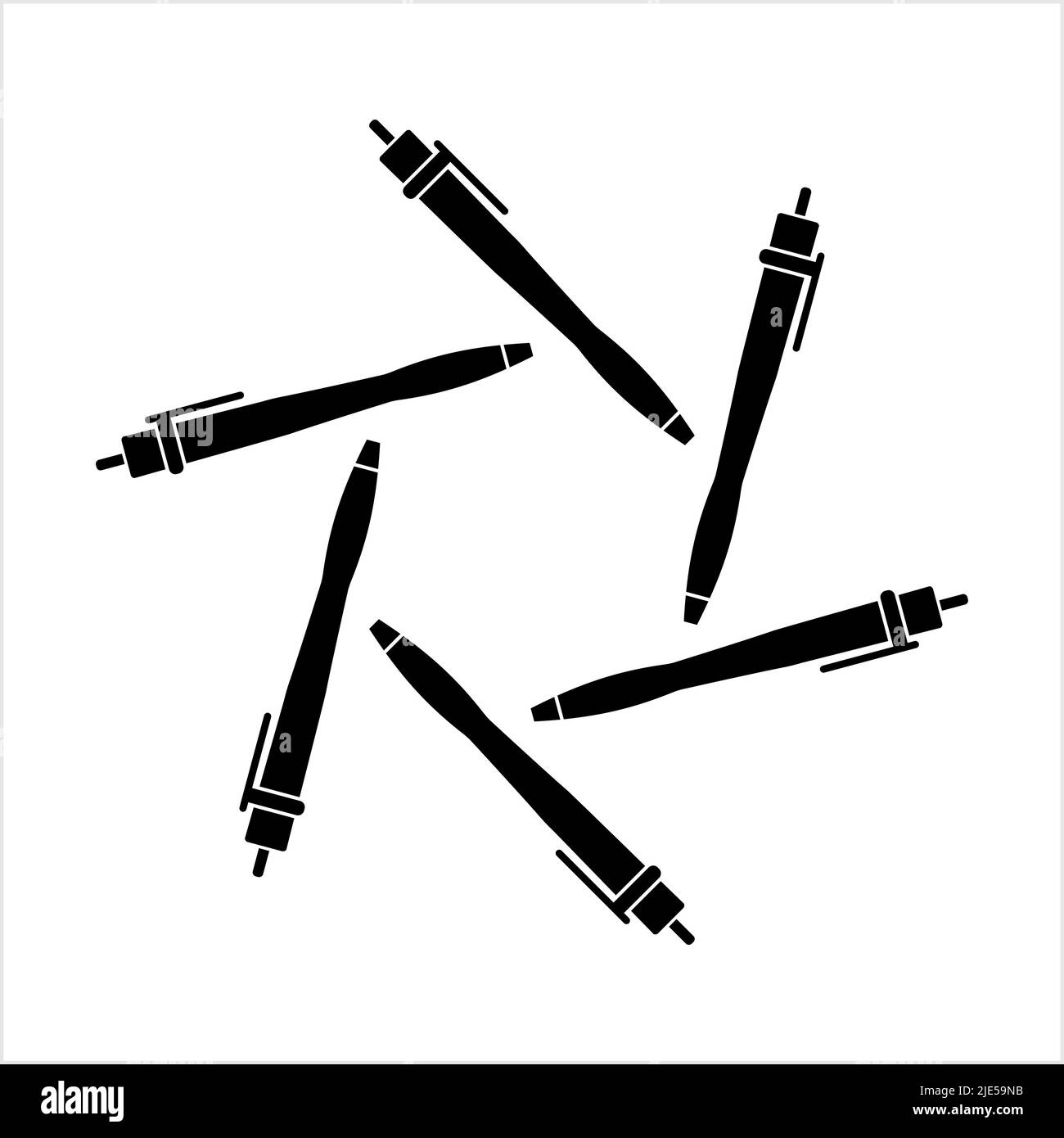Pen Icon, Creative Design Vector Art Illustration Stock Vector Image ...