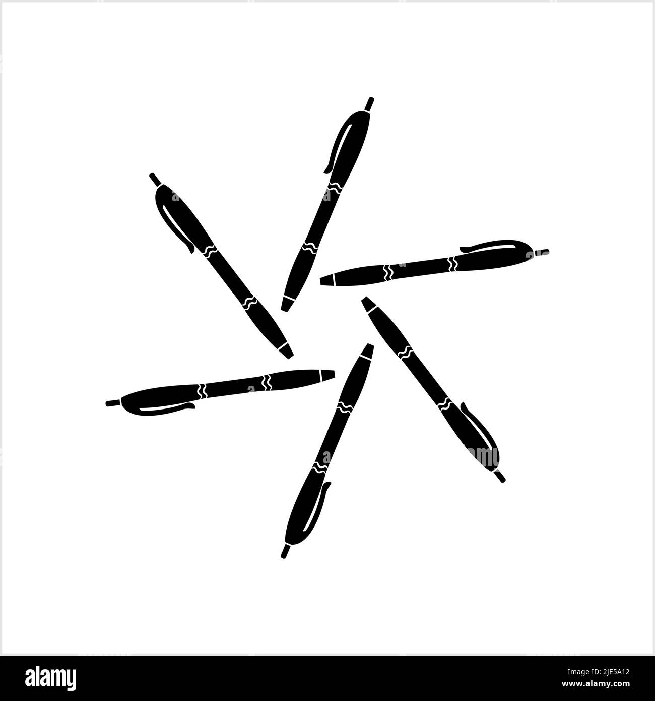 Pen Icon, Creative Design Vector Art Illustration Stock Vector Image ...