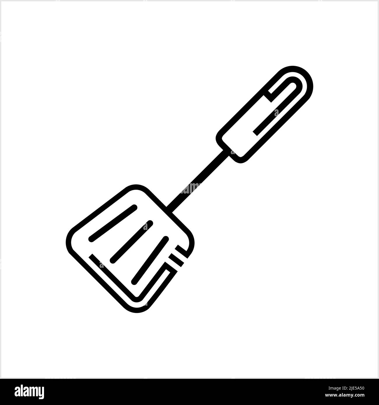 Spatula Icon, Spatula Vector Art Illustration Stock Vector Image & Art