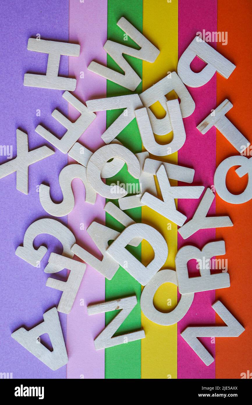 colored wooden sticks textured background Stock Photo - Alamy