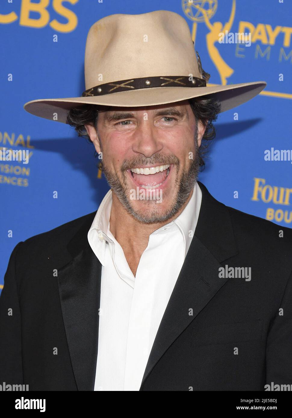 Pasadena, CA, USA. 24th Jun 2022. Shawn Christian arrives at the 49th