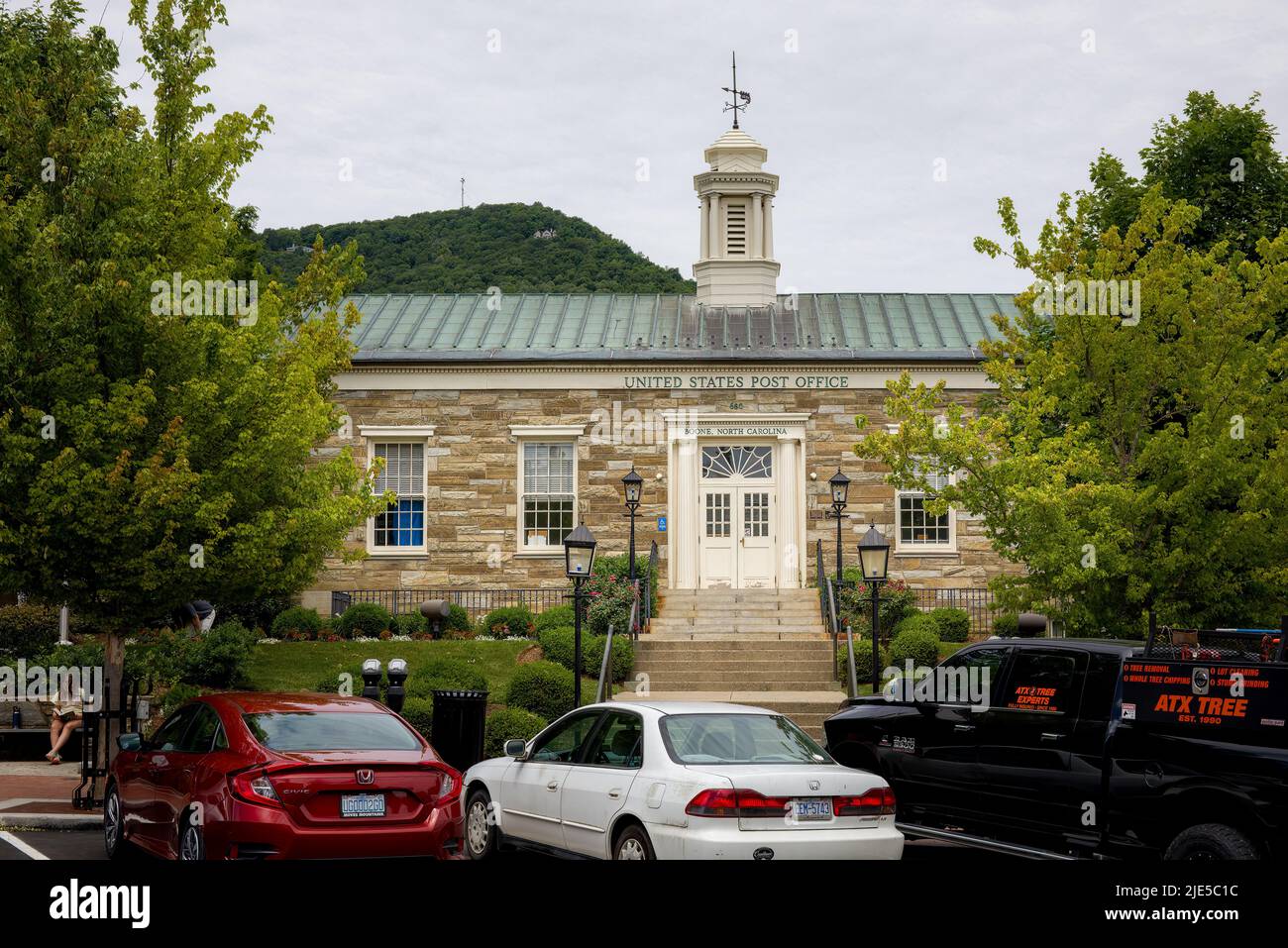 BOONE, NC, USA-20 JUNE 2022: Boone Post Office building. Stock Photo