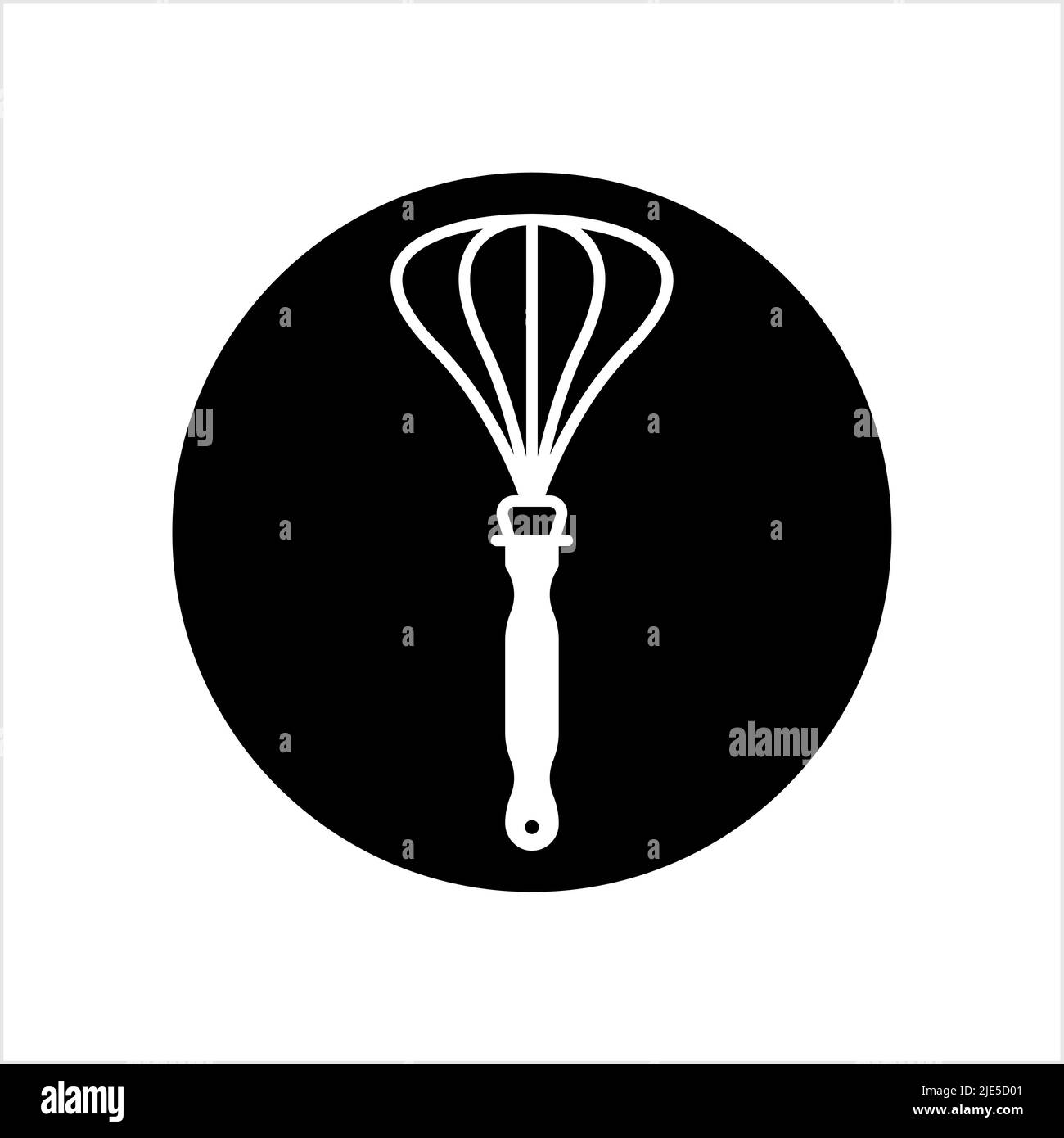 Beater Icon, Whisk Icon Vector Art Illustration Stock Vector Image ...