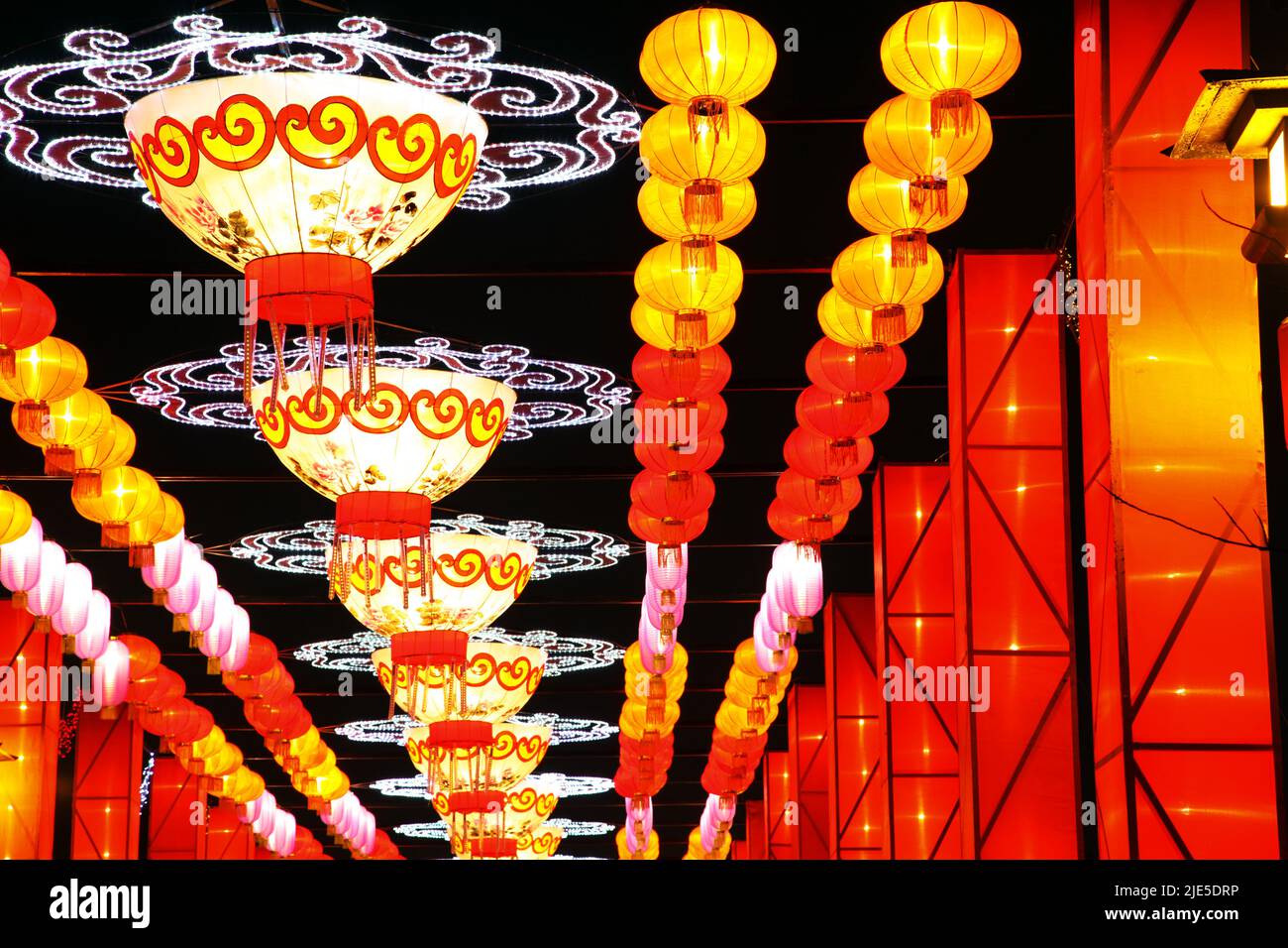 The New Year and the Lantern Festival lantern Stock Photo - Alamy