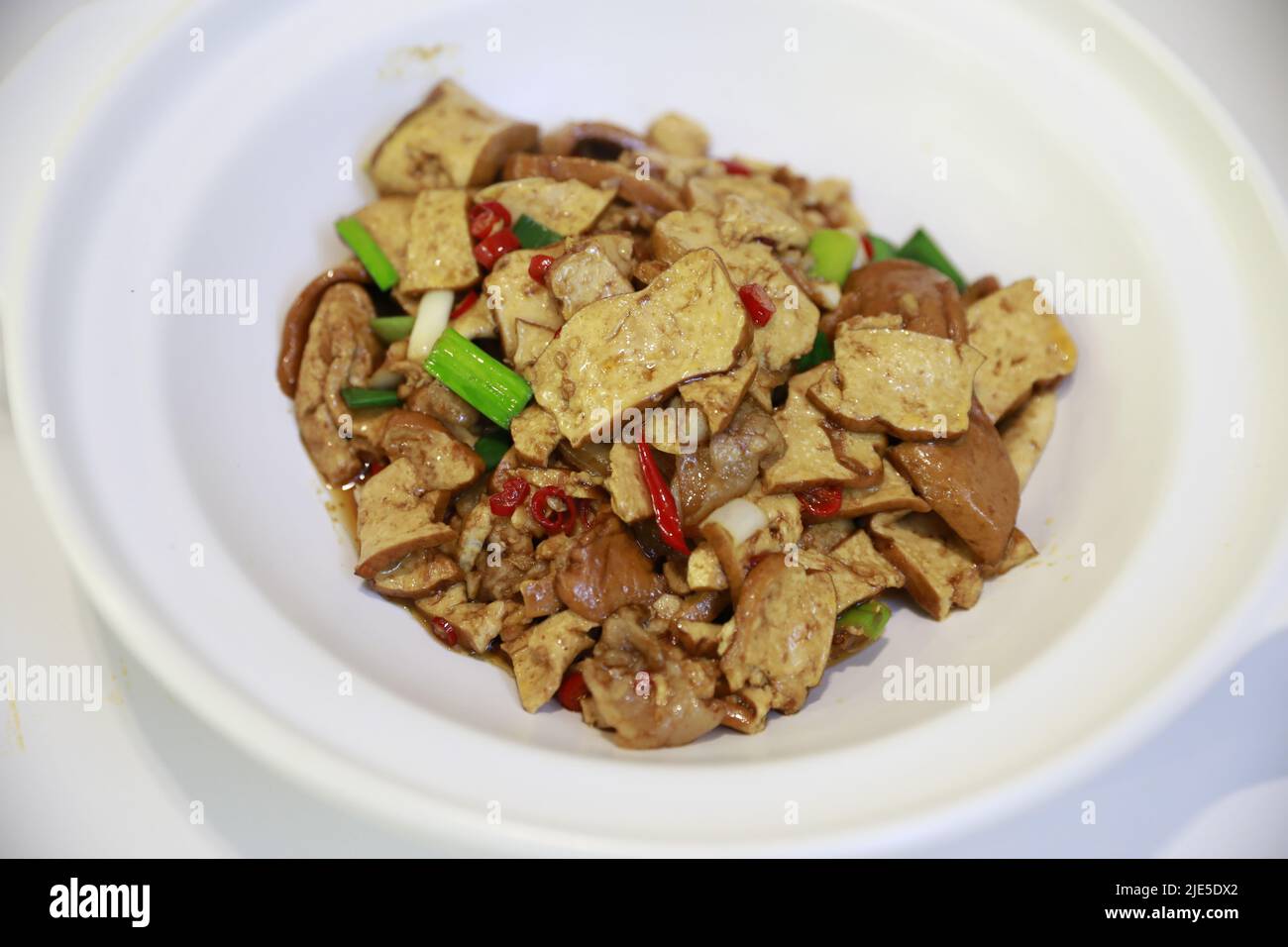 Remote bean curd and remote smoked bean curd Stock Photo Alamy