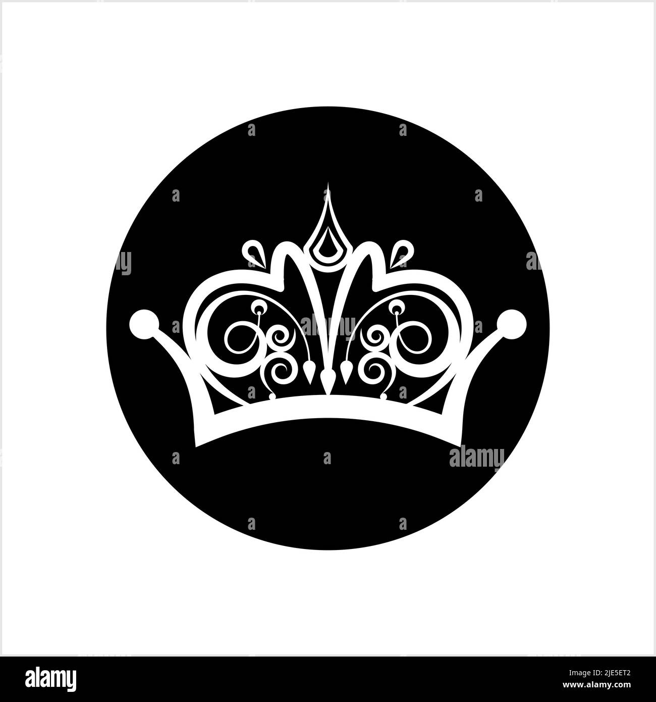 Crown Icon, Crown Vector Art Illustration Stock Vector Image & Art - Alamy