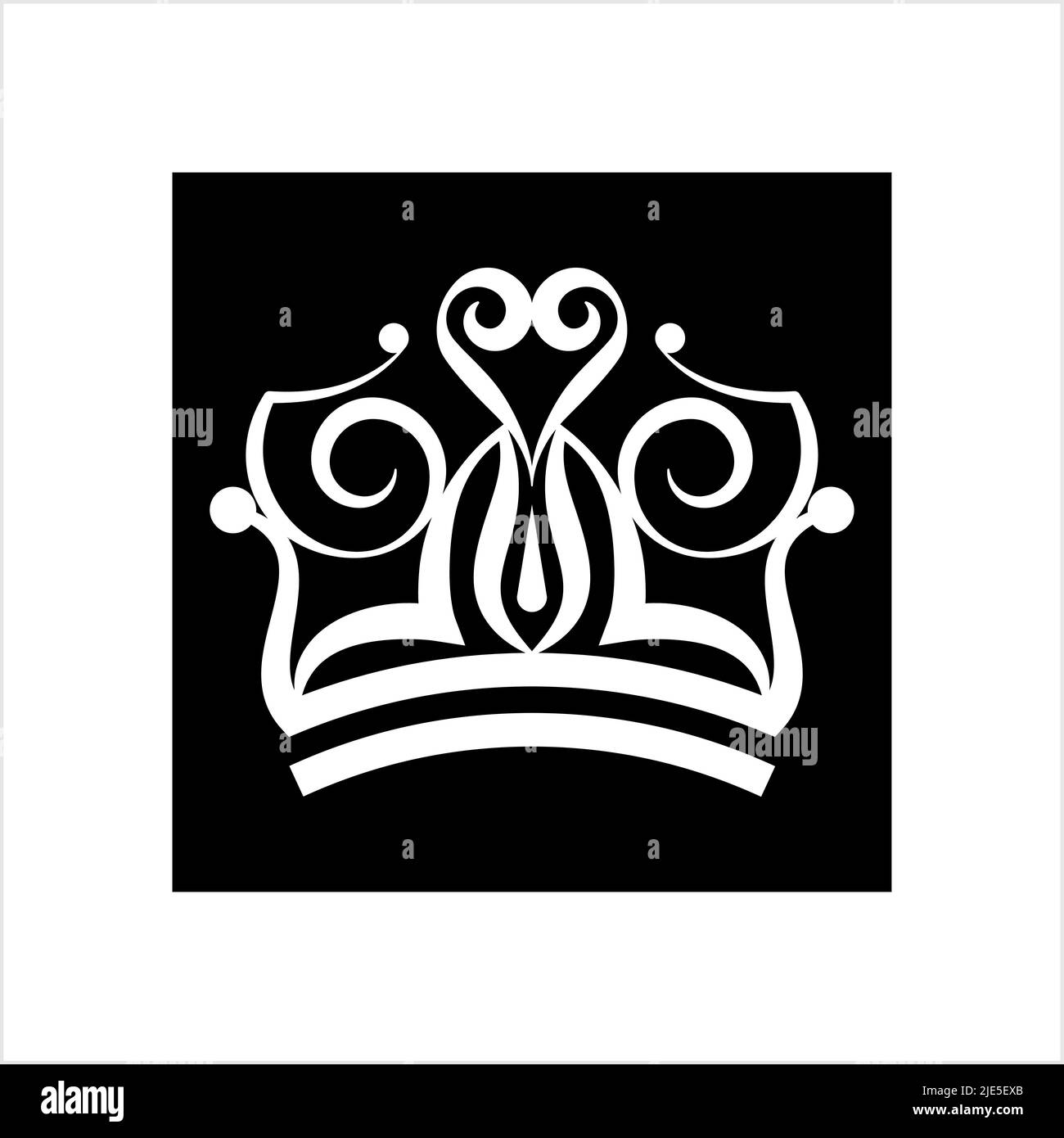 Crown Icon, Crown Vector Art Illustration Stock Vector Image & Art - Alamy