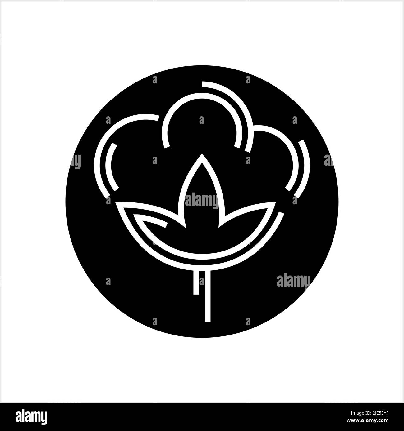 Cotton Flower Icon Collection, Cotton Ball, Cotton Fiber Vector Art