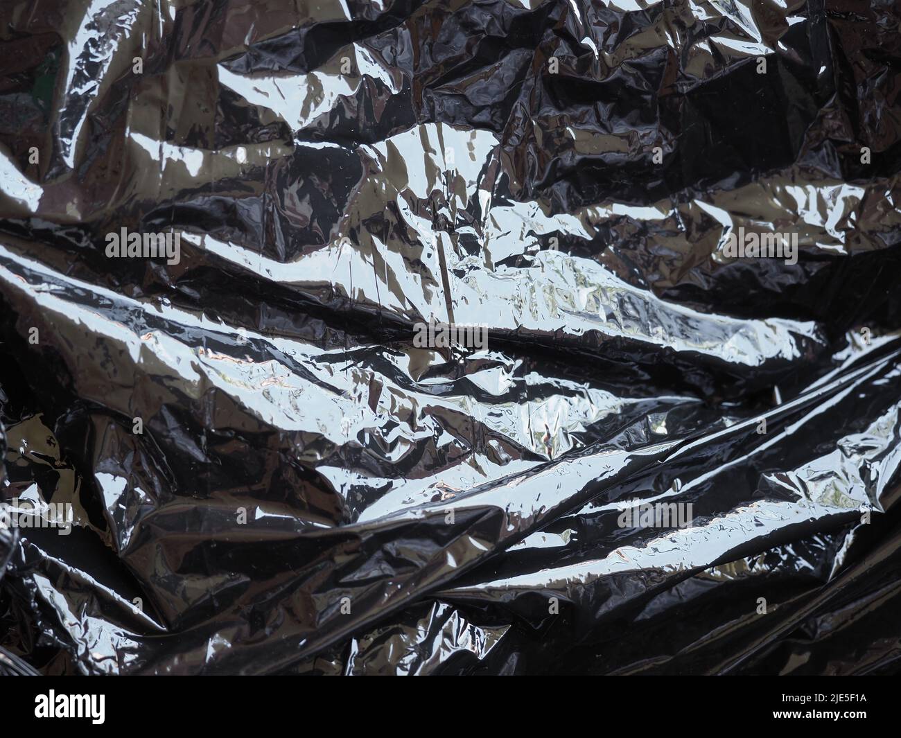 black nylon plastic texture useful as a background Stock Photo
