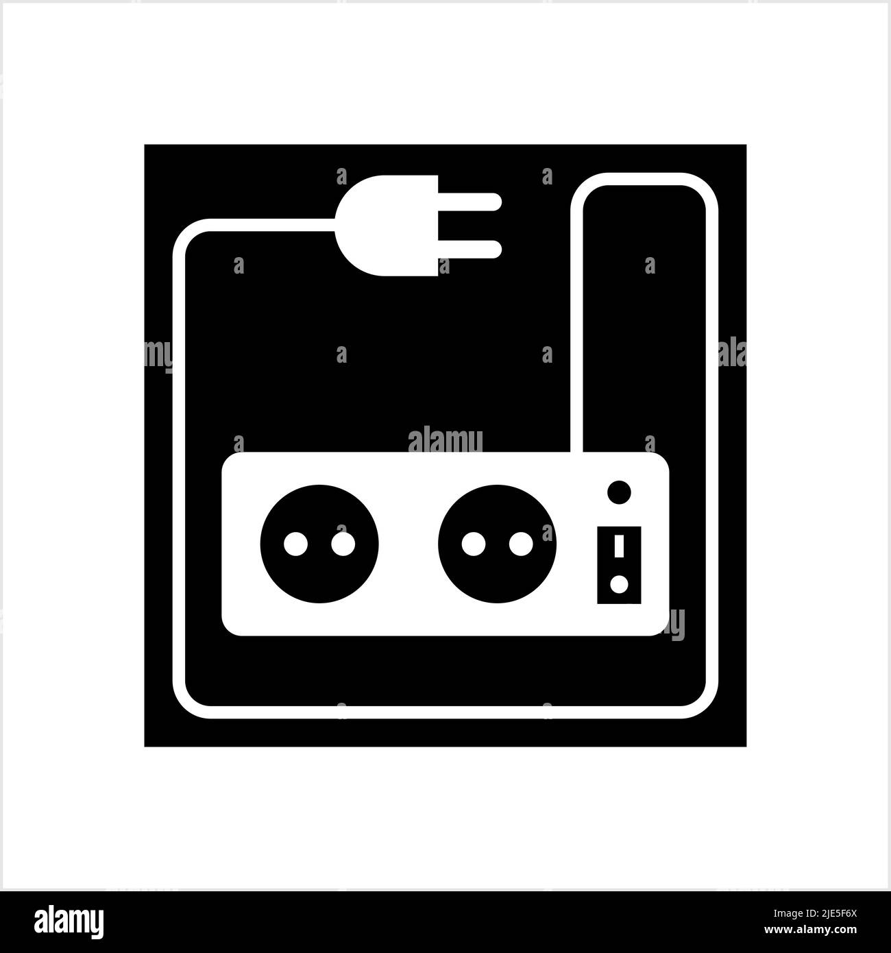Extension Cord Icon Vector Art Illustration Stock Vector Image & Art ...