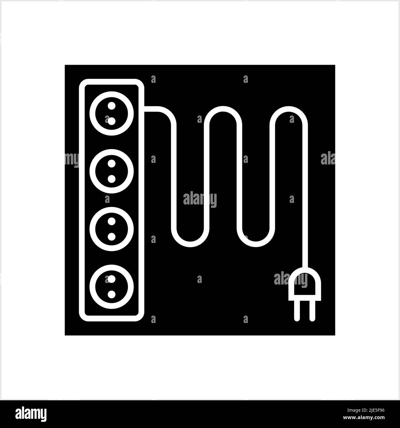 Extension Cord Icon Vector Art Illustration Stock Vector Image & Art