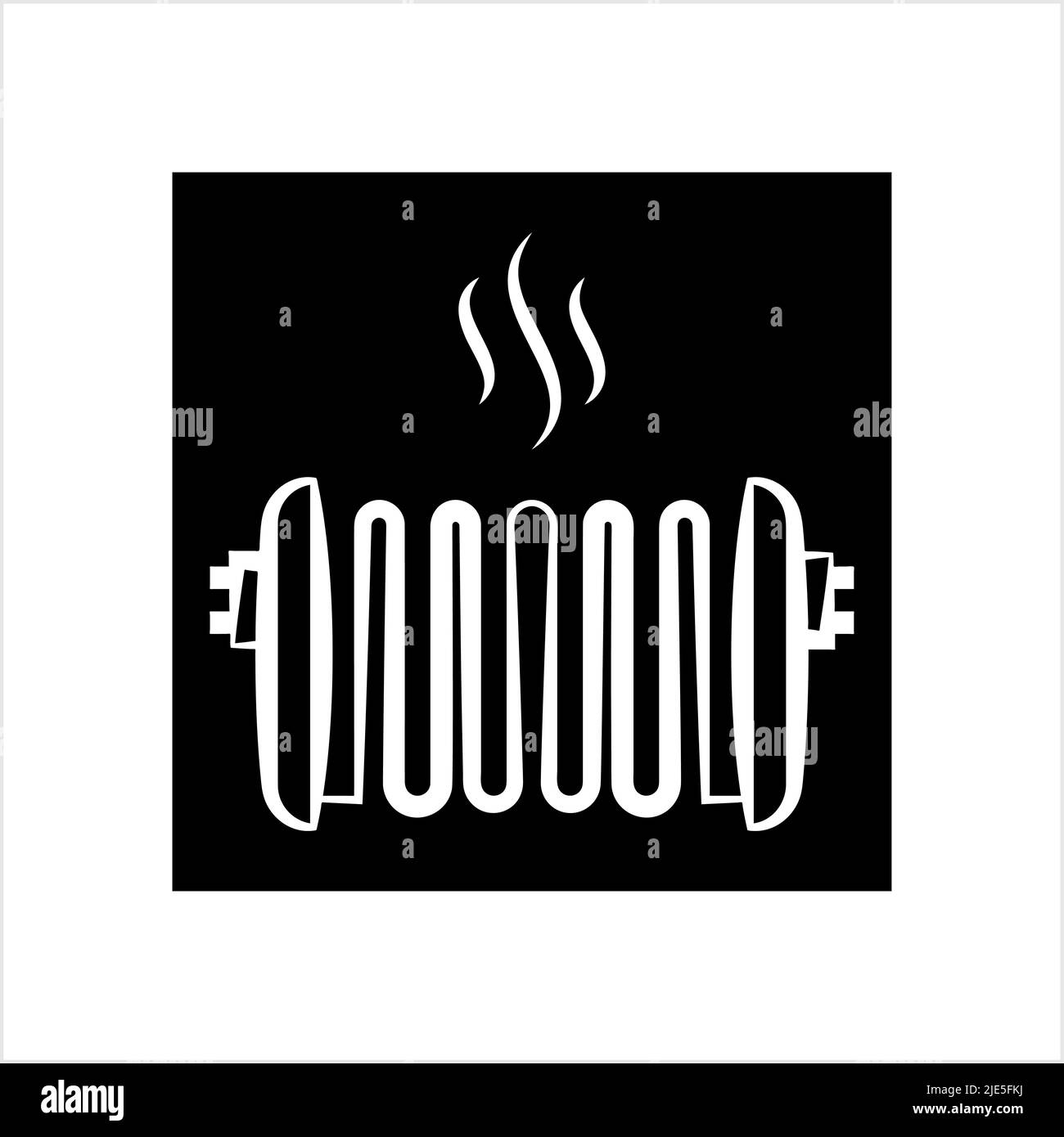 Heater Icon, Heater Vector Art Illustration Stock Vector Image & Art