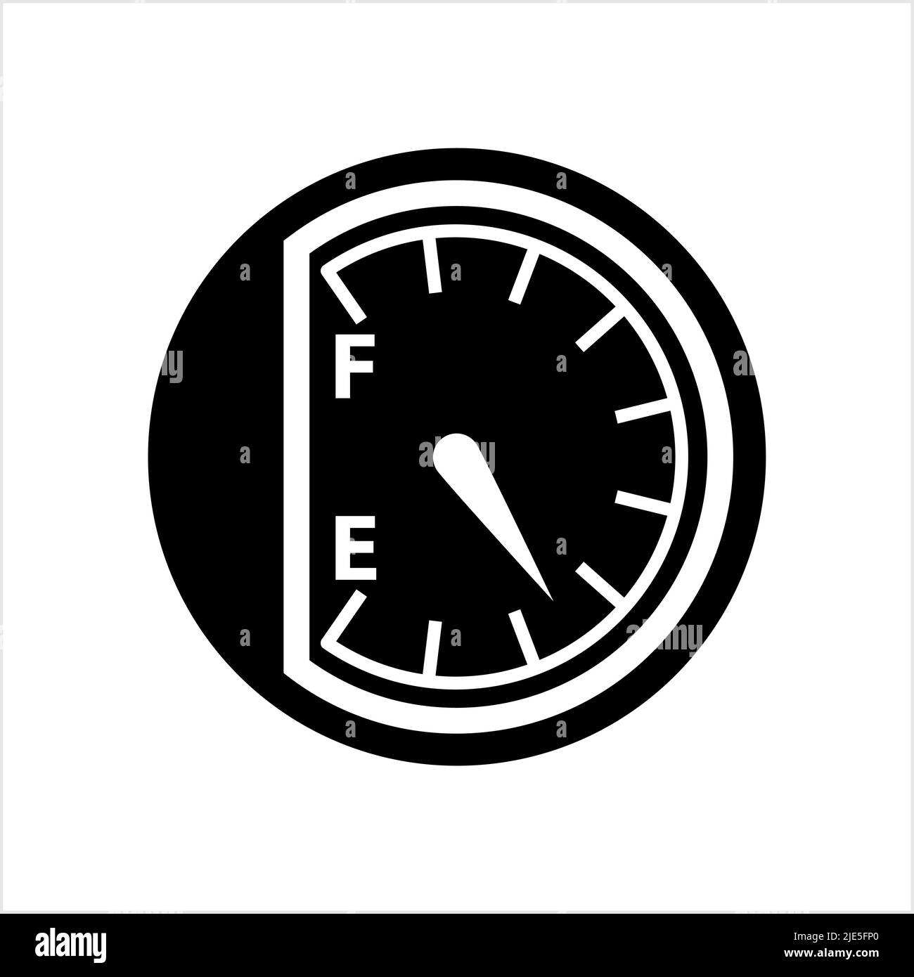 Fuel Gauge Icon Vector Art Illustration Stock Vector Image & Art Alamy