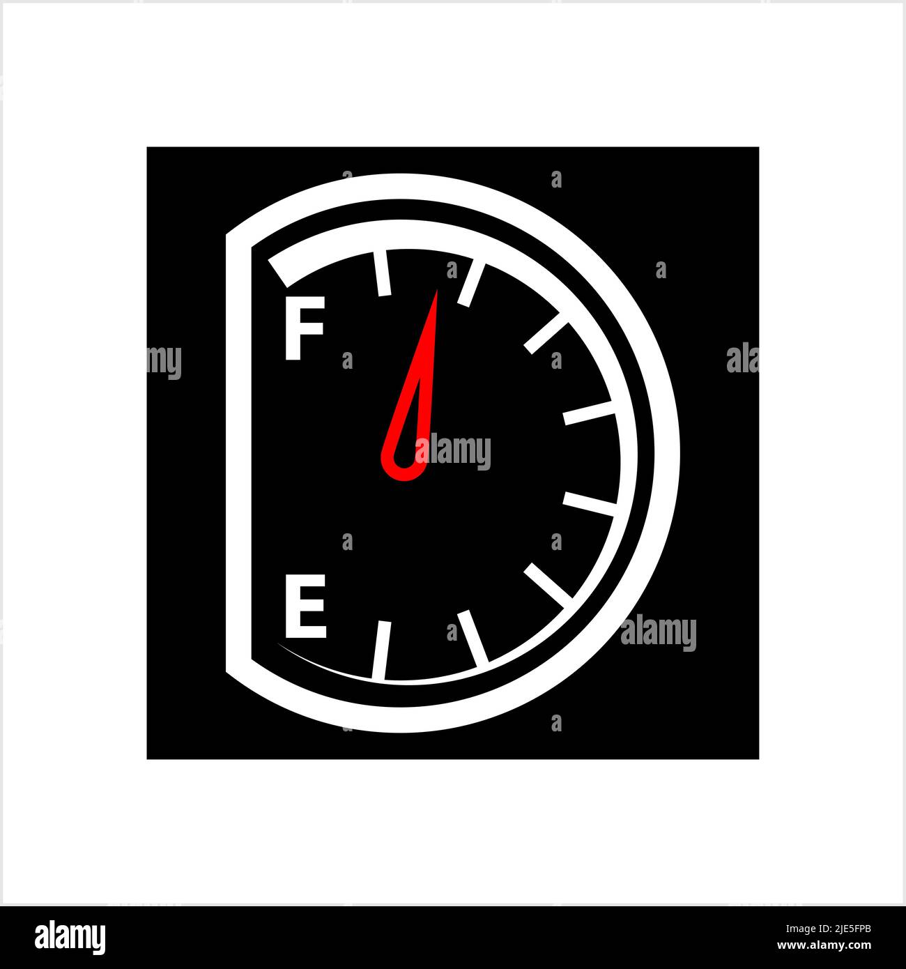 Fuel Gauge Icon Vector Art Illustration Stock Vector Image & Art Alamy